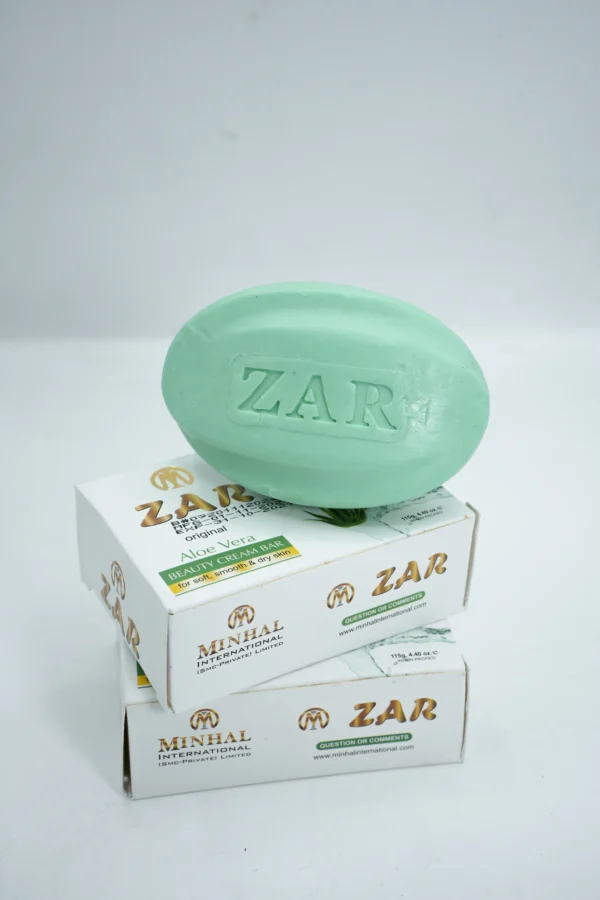 Zar Beauty Cream Bar Soap (Orignal Aloe Vera) - Image 2