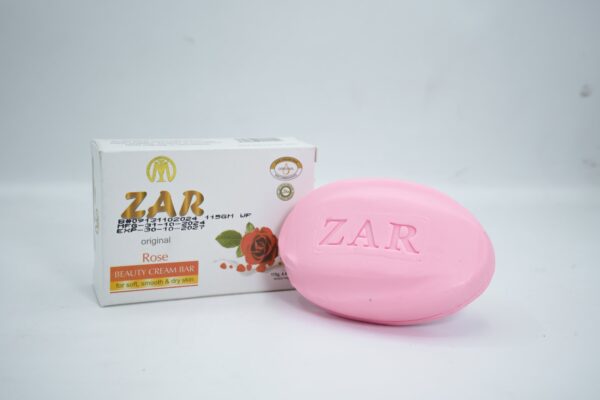 Zar Beauty Cream Bar Soap (Orignal Rose, White)
