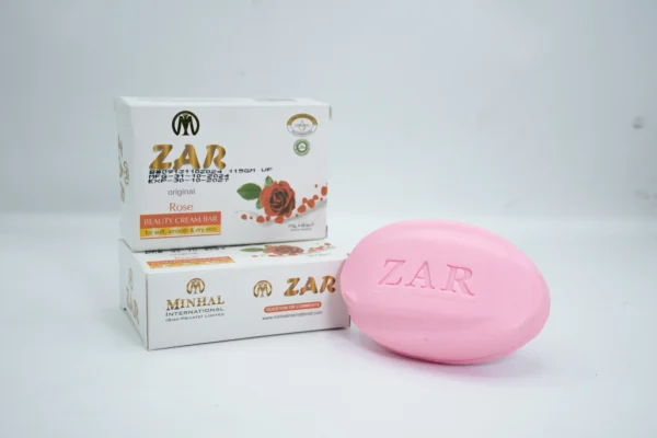 Zar Beauty Cream Bar Soap (Orignal Rose, White)