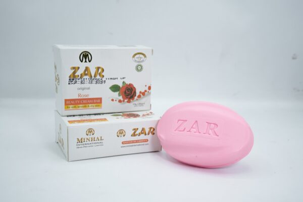Zar Beauty Cream Bar Soap (Orignal Rose, White) - Image 2