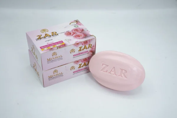 Zar Beauty Cream Bar Soap ( Orignal Rose, Pink) - Image 3