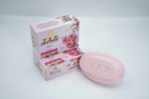 Zar Beauty Cream Bar Soap ( Orignal Rose, Pink) - Image 2