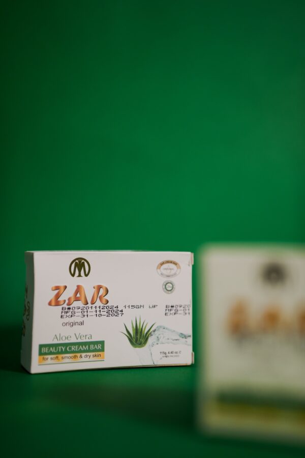 Zar Beauty Cream Bar Soap (Orignal Aloe Vera) - Image 5
